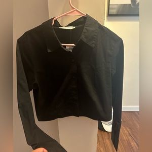 Brand new Abercrombie cropped button up